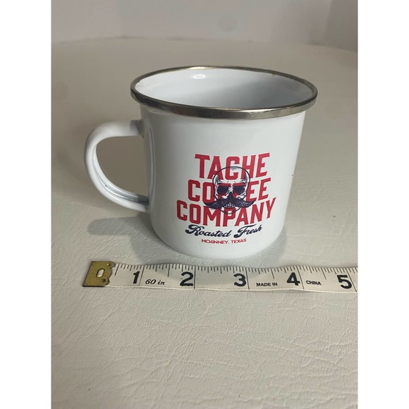 TACHE COFFE COMPANY Enamel Mug Roasted Fresh - Picture 4 of 4